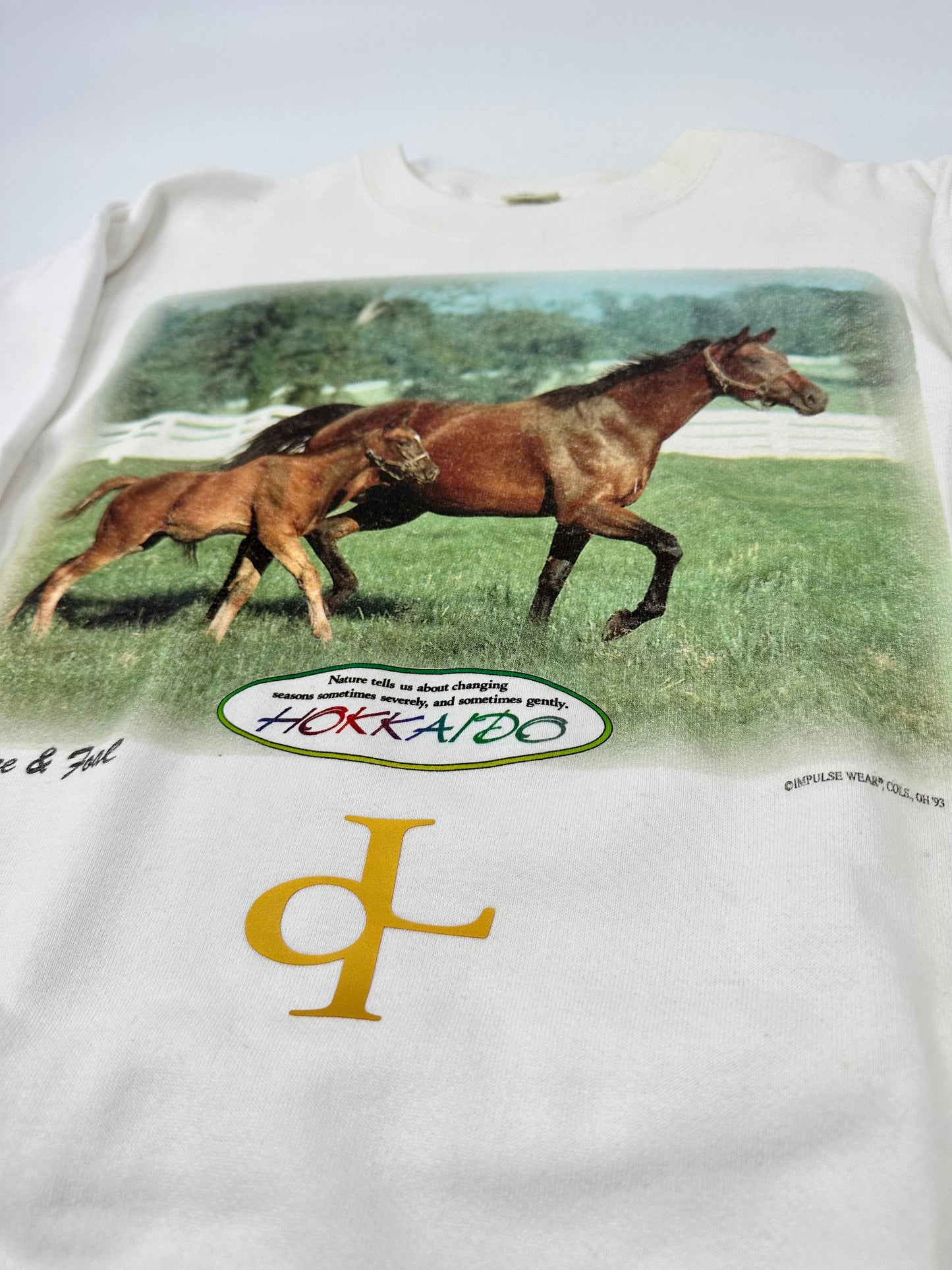 ql Horse Parent and Child Crewneck Sweat