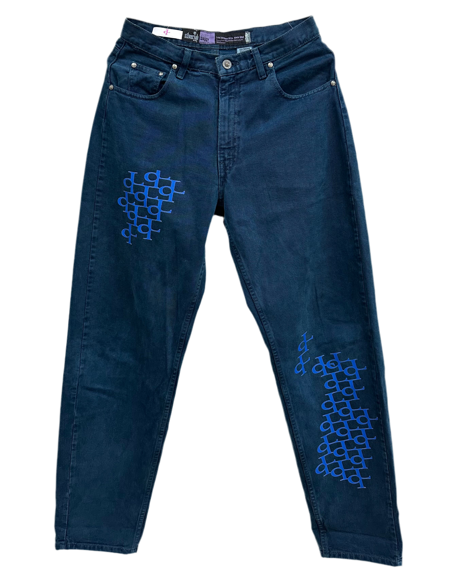 ql All-Over Pattern Baggy Denim Pants (Levi’s® SilverTab™)