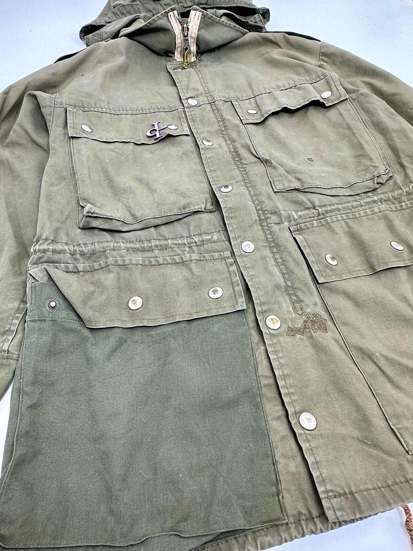 ql BATISTUTA 9 Swiss Army Military Jacket 70s