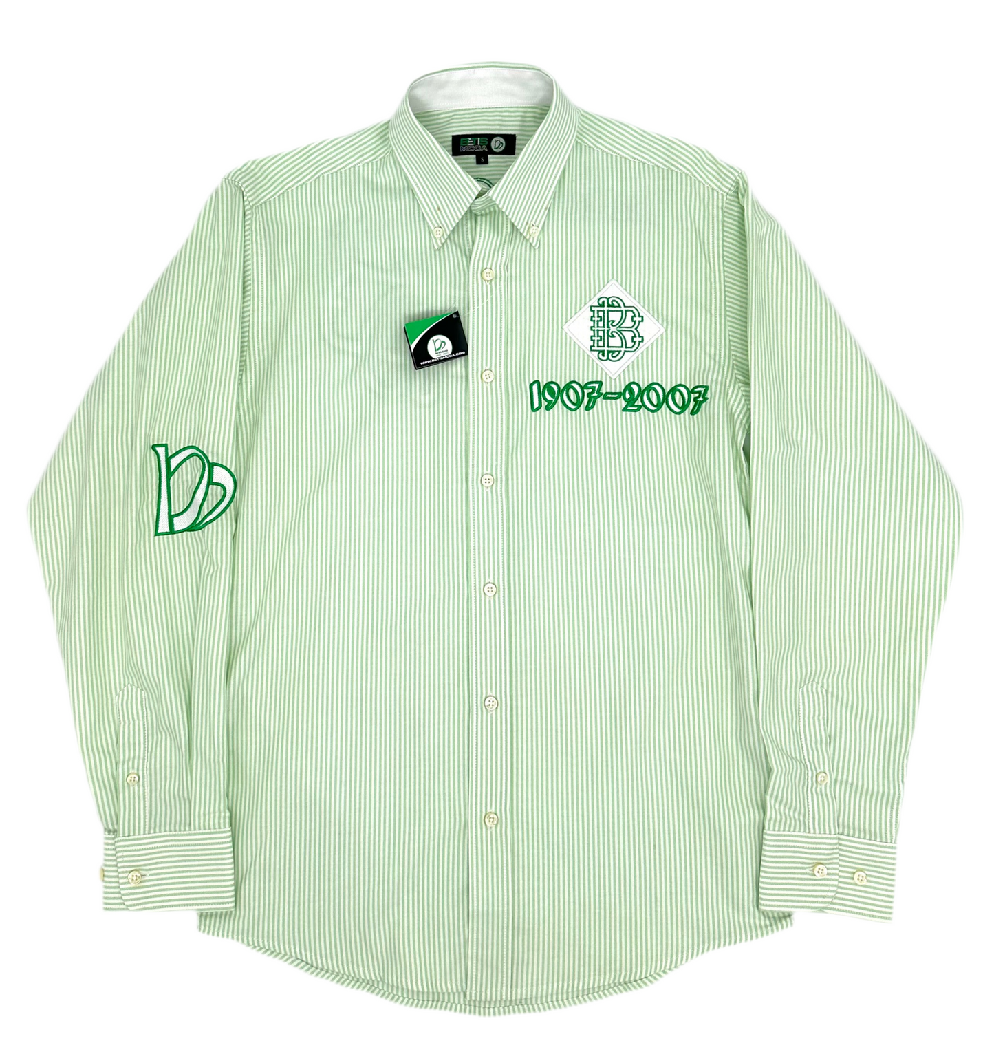 Real Betis Stripe Button Down L/S Shirts