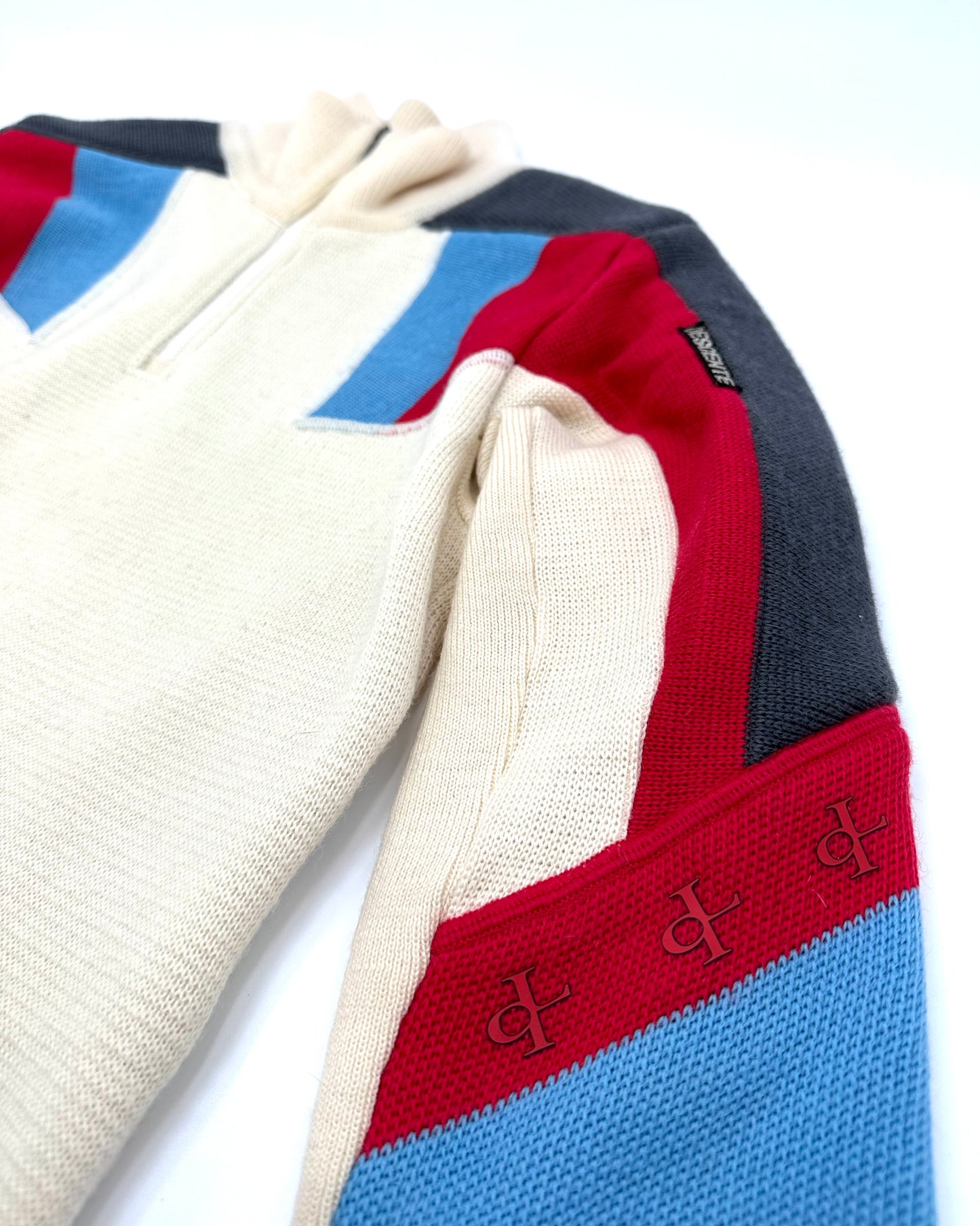 ql Descente Ski Half Zip Knit