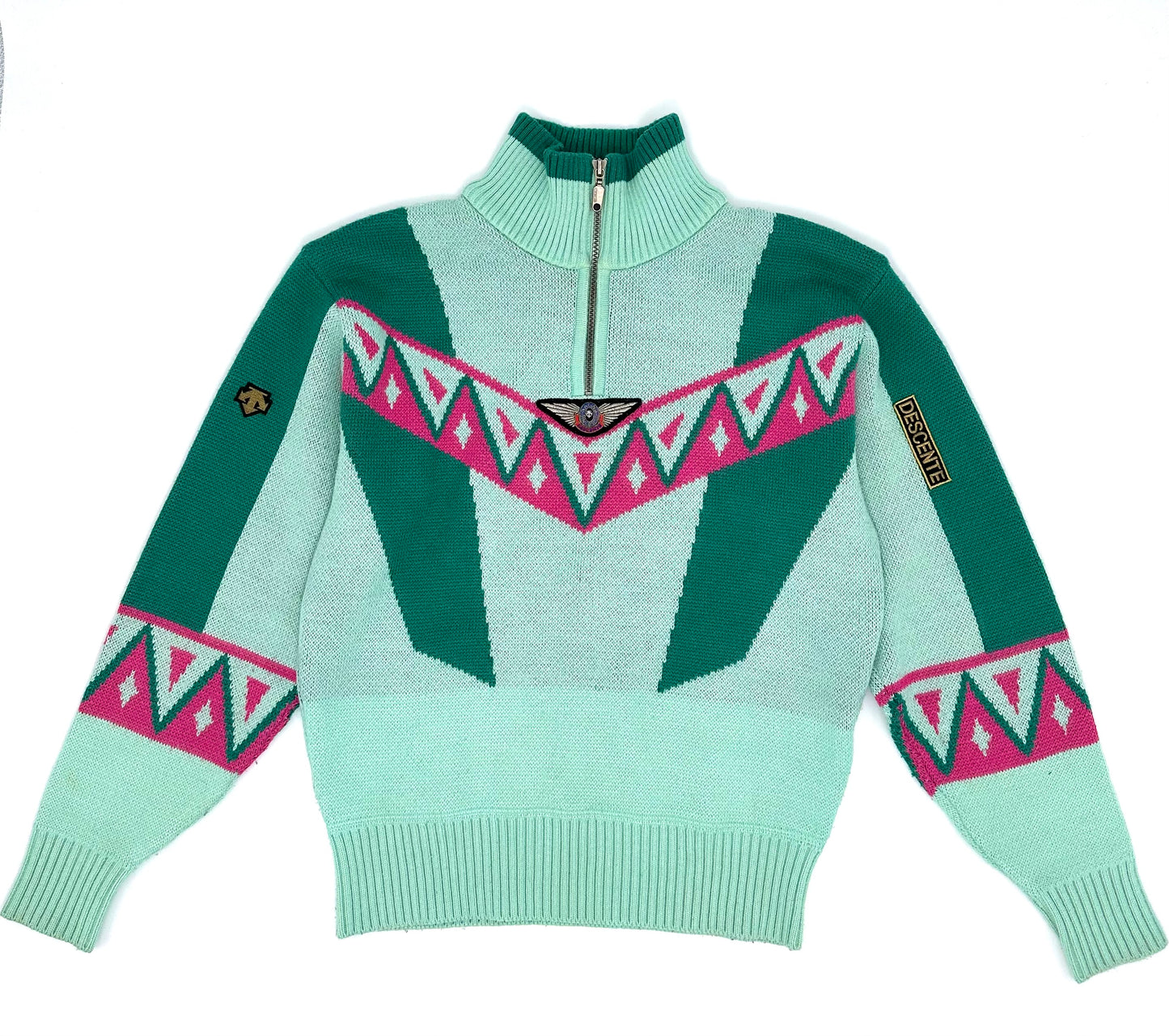 Descente Ski Half Zip Knit