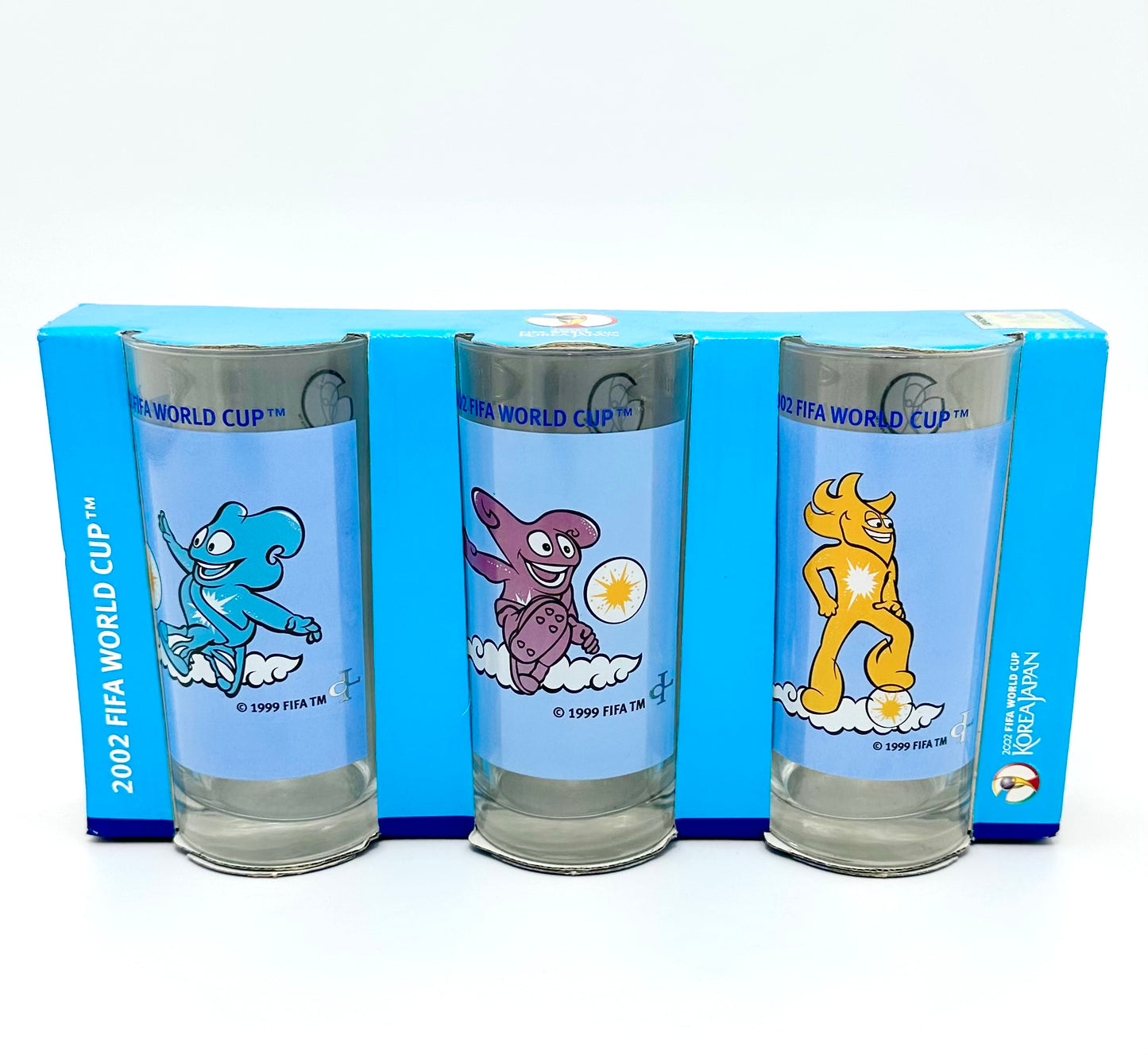 2002 FIFA World Cup Korea Japan Official Glass 3set