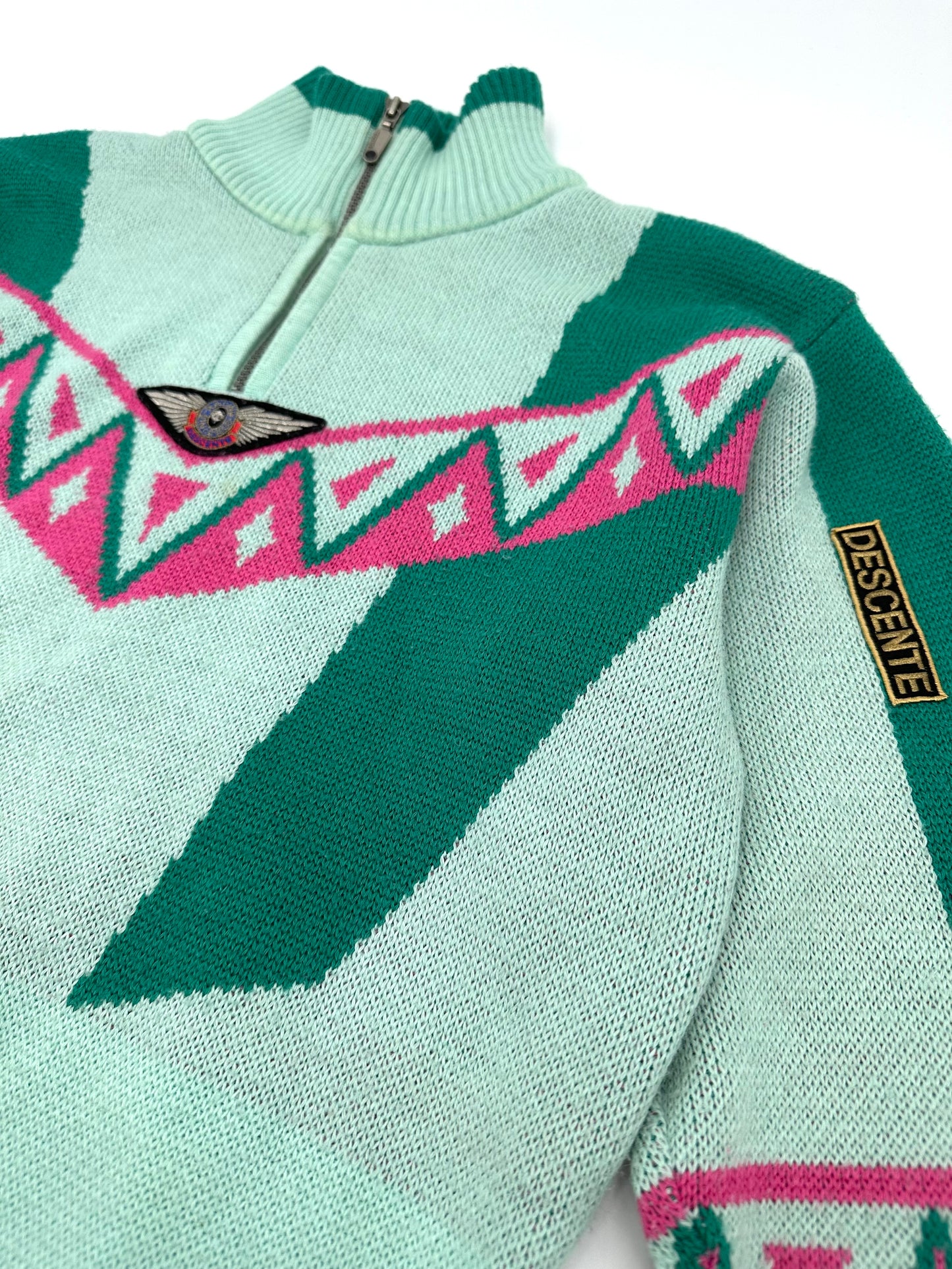 Descente Ski Half Zip Knit