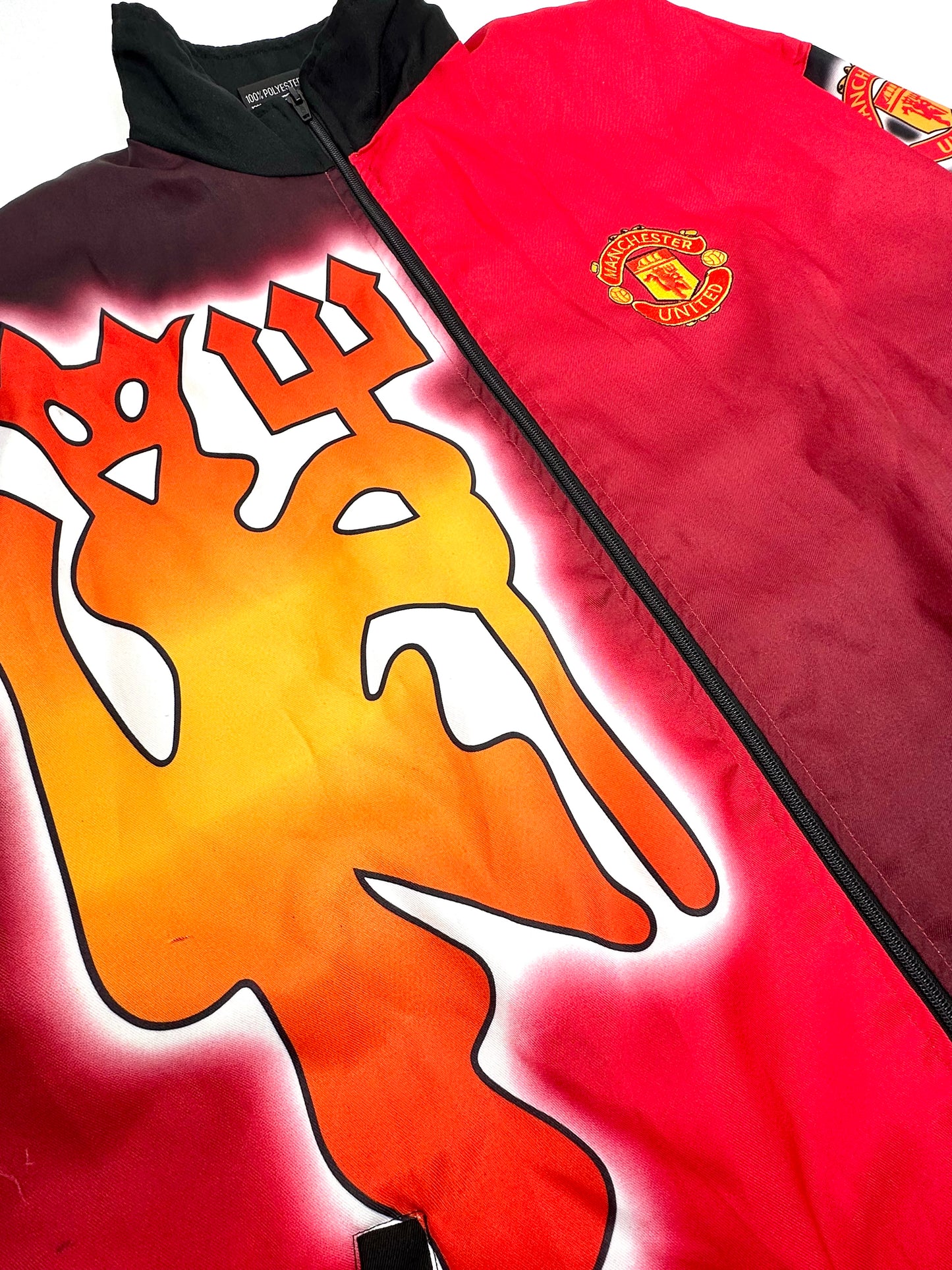 Manchester United FC Logo Design Loose Nylon JKT【boot】
