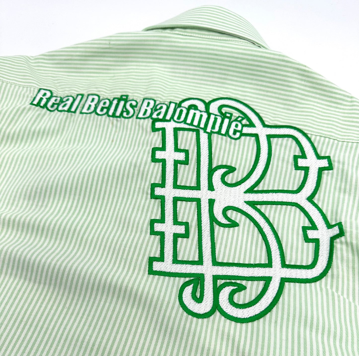 Real Betis Stripe Button Down L/S Shirts