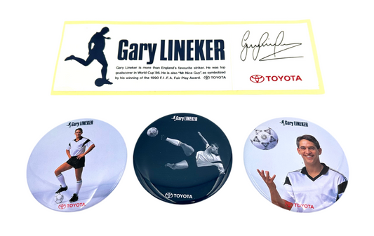 Gary Lineker Button Badge & Sticker