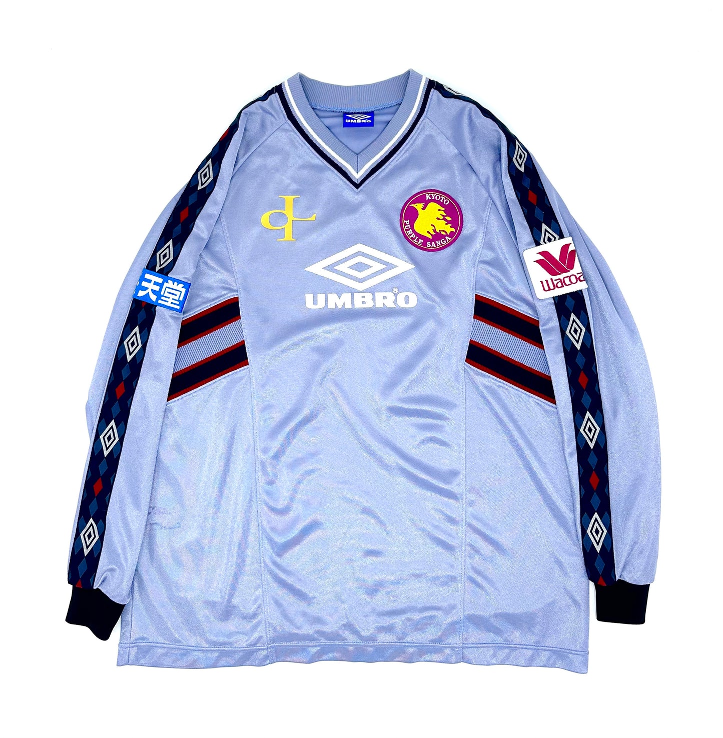 ql FC kyoto purple sanga L/S football shirts (UMBRO)