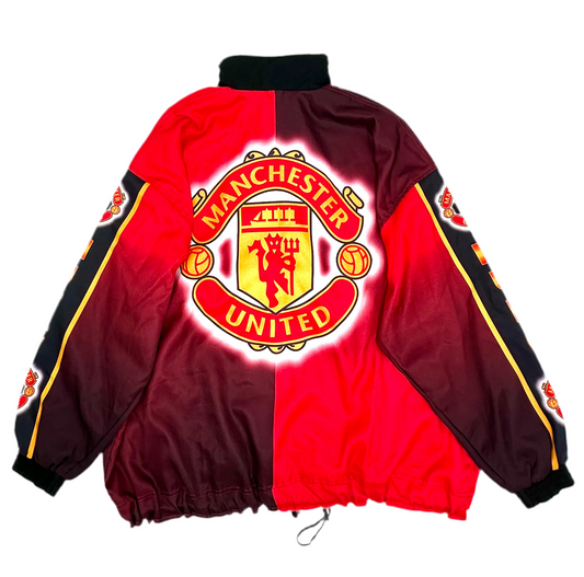Manchester United FC Logo Design Loose Nylon JKT【boot】