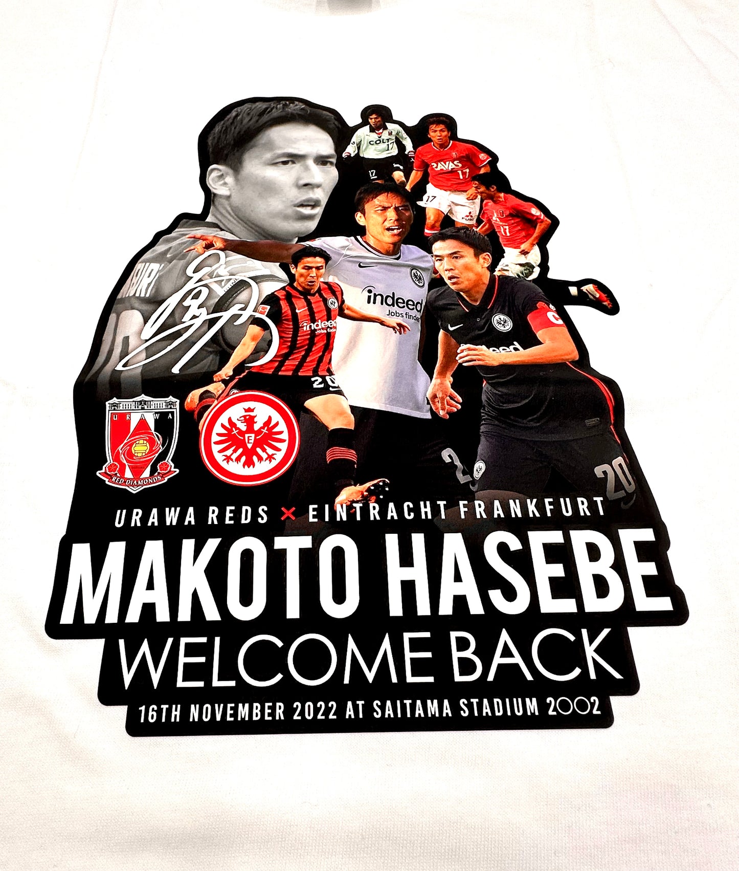 MAKOTO HASEBE Welcome Back Tee