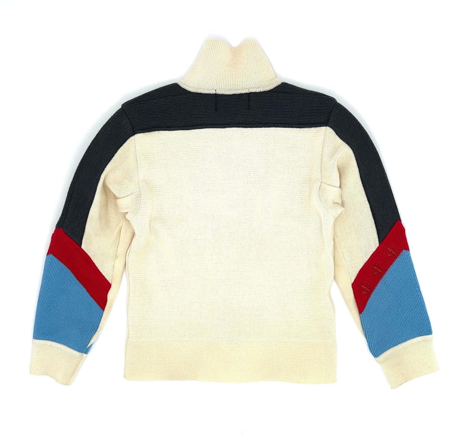 ql Descente Ski Half Zip Knit