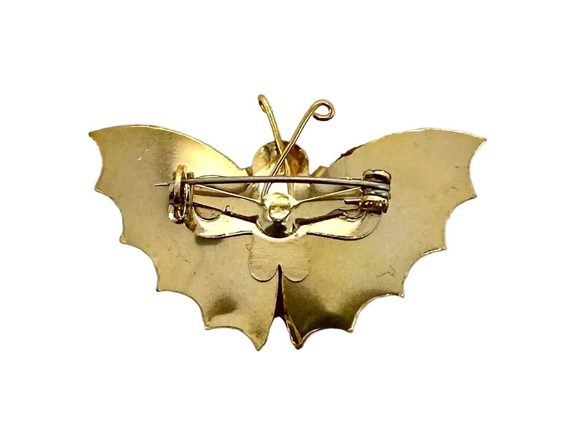 Butterfly Shell Brooch