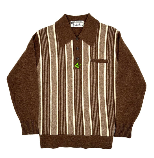 ql Stripe polo sweater